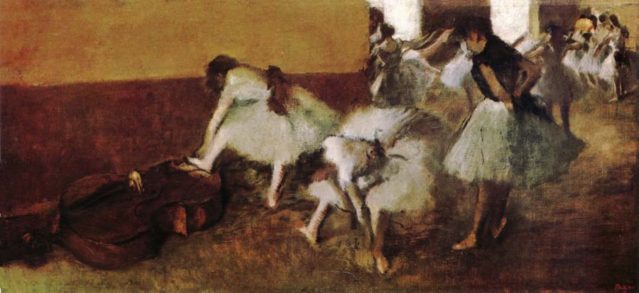 Edgar Degas A picture of Russian dance